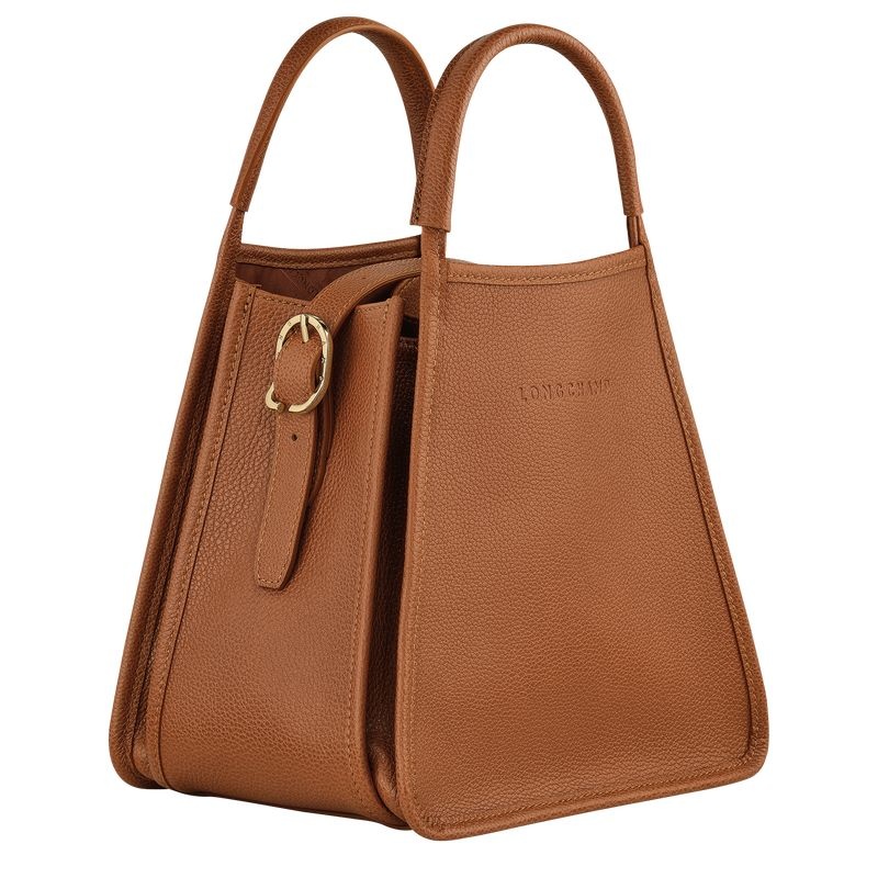 Bolsa de Mão Longchamp Le Foulonné S Feminino Marrom | 4567-RFIEB