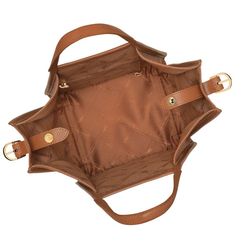 Bolsa de Mão Longchamp Le Foulonné S Feminino Marrom | 4567-RFIEB