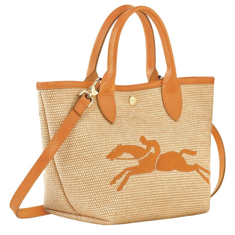 Bolsa de Mão Longchamp Le Panier Pliage S Feminino Abricó | 6298-IFAGT