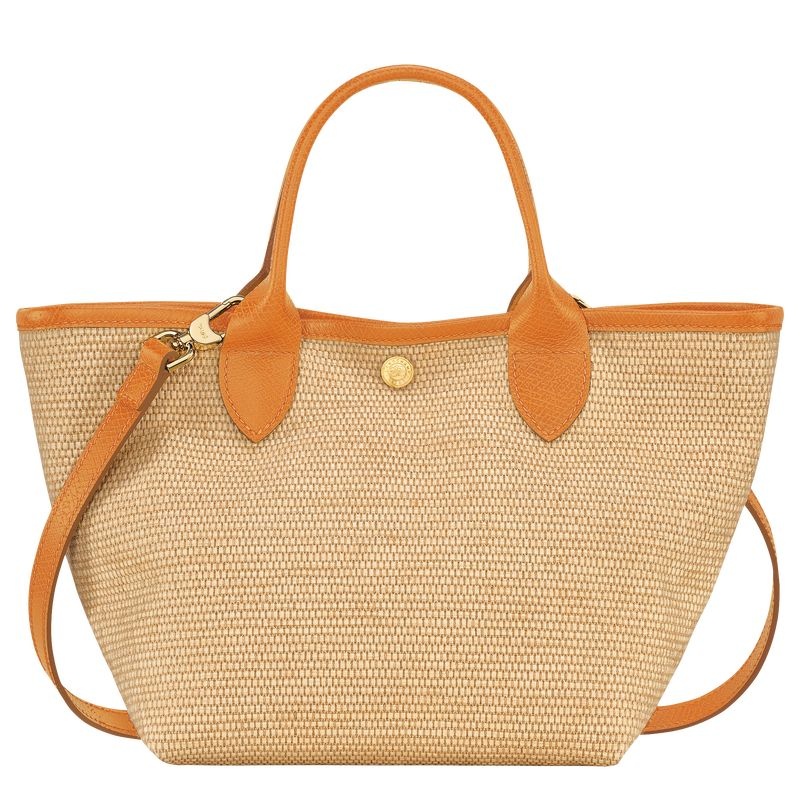 Bolsa de Mão Longchamp Le Panier Pliage S Feminino Abricó | 6298-IFAGT