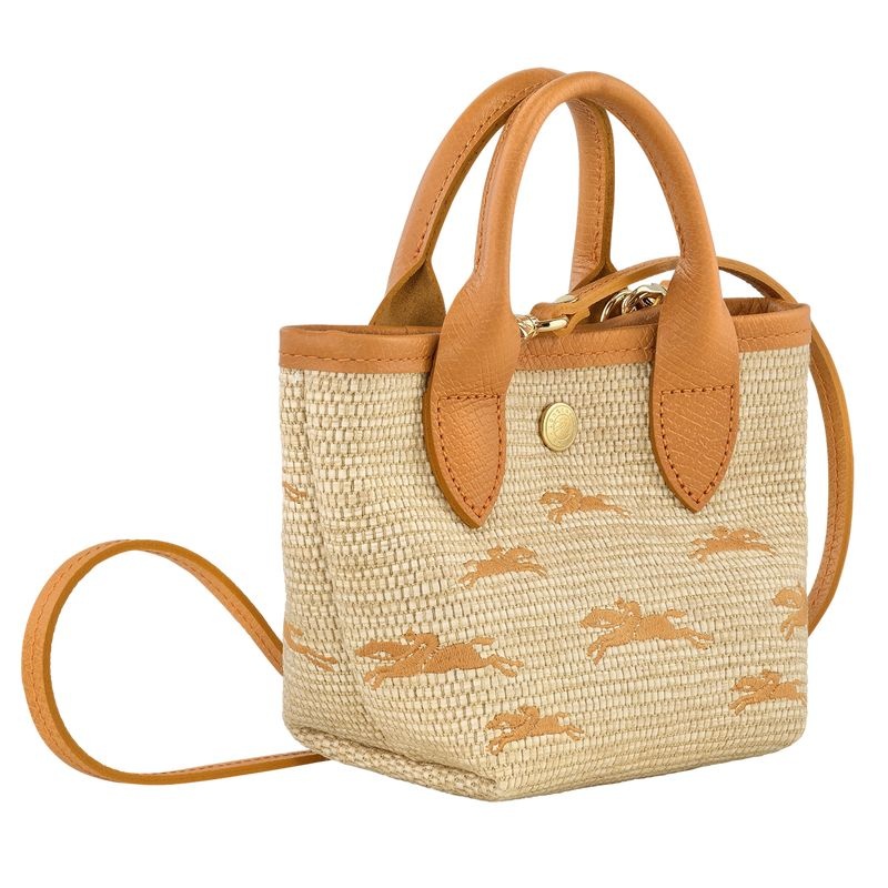 Bolsa de Mão Longchamp Le Panier Pliage XS Feminino Abricó | 1479-TMADY