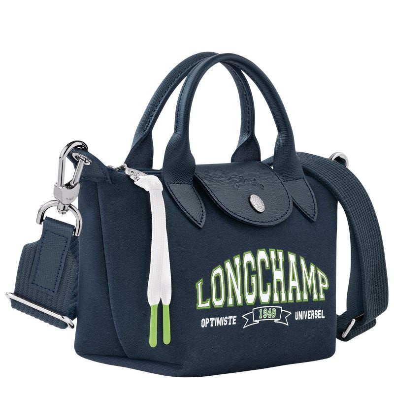 Bolsa de Mão Longchamp Le Pliage Coleções XS Feminino Azul Marinho | 5237-OSNMH