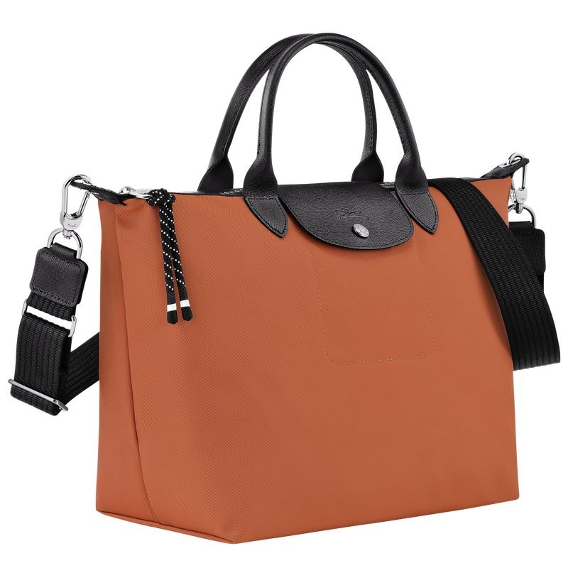 Bolsa de Mão Longchamp Le Pliage Energy L Feminino Laranja | 6230-YUCTH