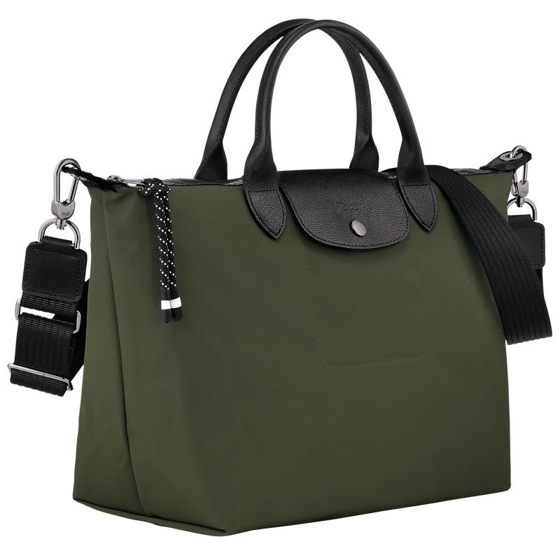 Bolsa de Mão Longchamp Le Pliage Energy L Feminino Caqui | 8234-CUHFQ