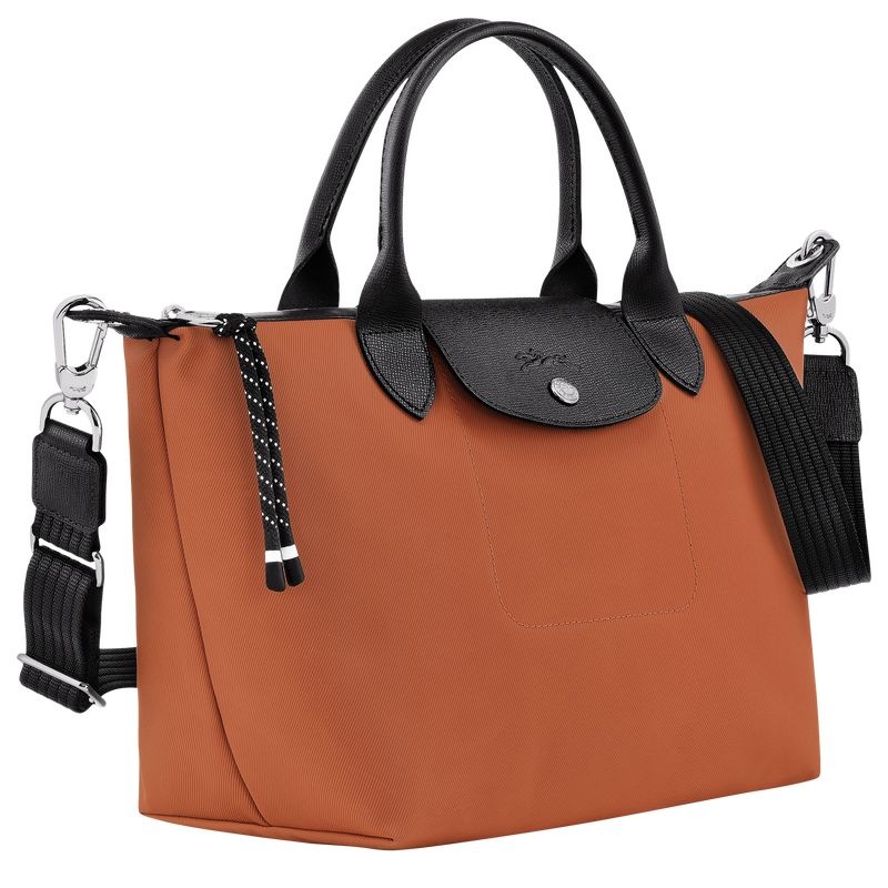 Bolsa de Mão Longchamp Le Pliage Energy S Feminino Laranja | 5312-TISBH