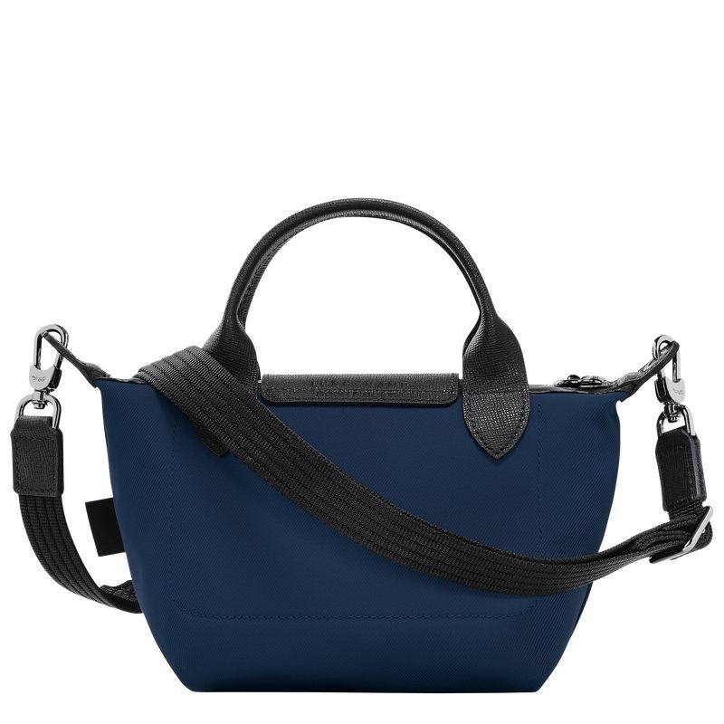 Bolsa de Mão Longchamp Le Pliage Energy XS Feminino Azul Marinho | 2609-FCOBH