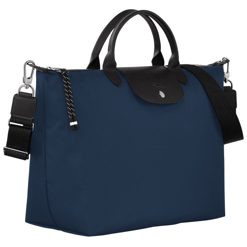 Bolsa de Mão Longchamp Le Pliage Energy XL Feminino Azul Marinho | 7120-KJMVC