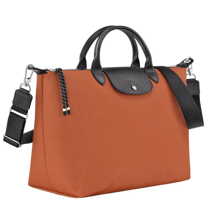 Bolsa de Mão Longchamp Le Pliage Energy XL Feminino Laranja | 0186-NJEZM