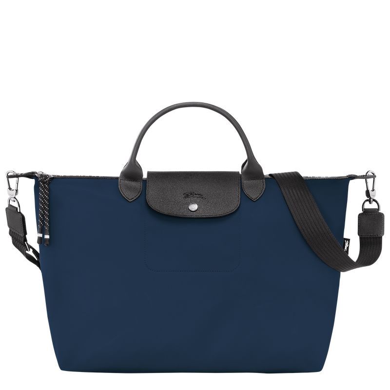 Bolsa de Mão Longchamp Le Pliage Energy XL Masculino Azul Marinho | 6745-WCXHS