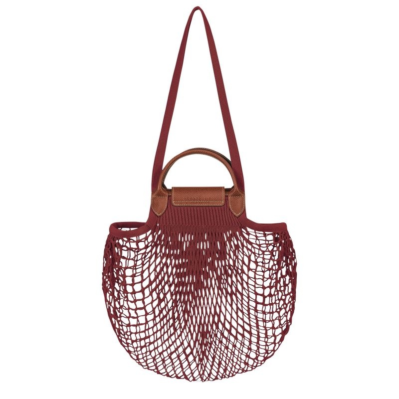 Bolsa de Mão Longchamp Le Pliage Filet L Feminino Marrom | 5930-FRAEX