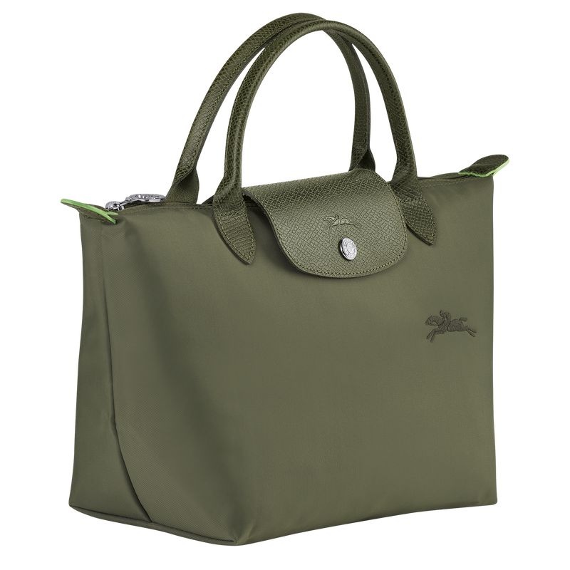 Bolsa de Mão Longchamp Le Pliage Green S Feminino Verde Oliva | 0423-DNQLC