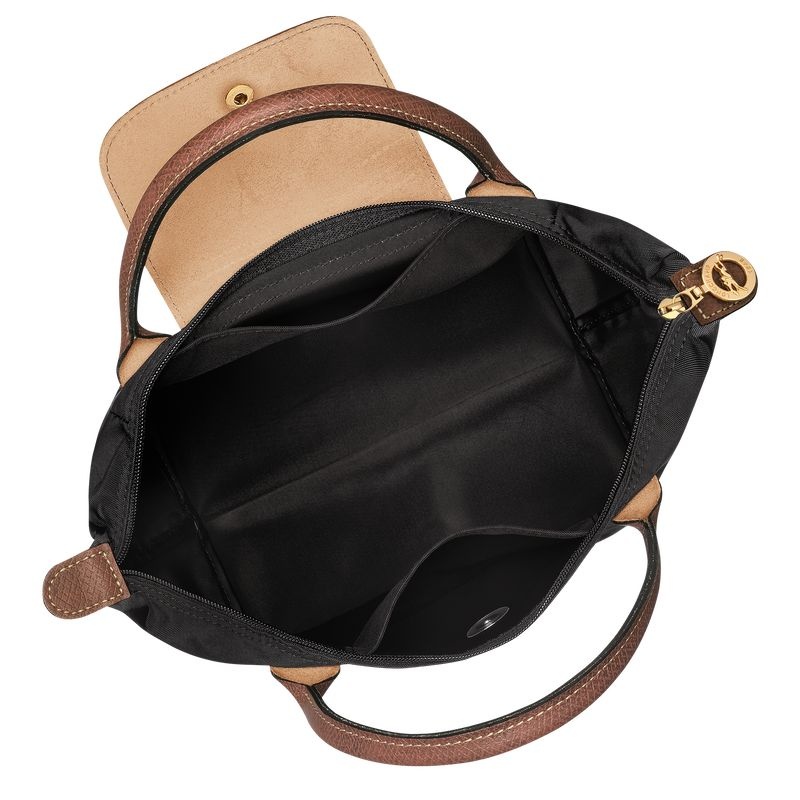 Bolsa de Mão Longchamp Le Pliage Original S Feminino Pretas | 8314-KHPTL