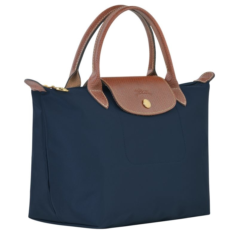 Bolsa de Mão Longchamp Le Pliage Original S Feminino Azul Marinho | 2678-DTOUA