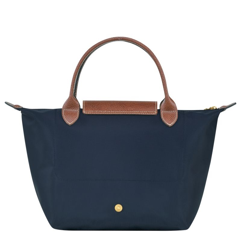 Bolsa de Mão Longchamp Le Pliage Original S Feminino Azul Marinho | 2678-DTOUA