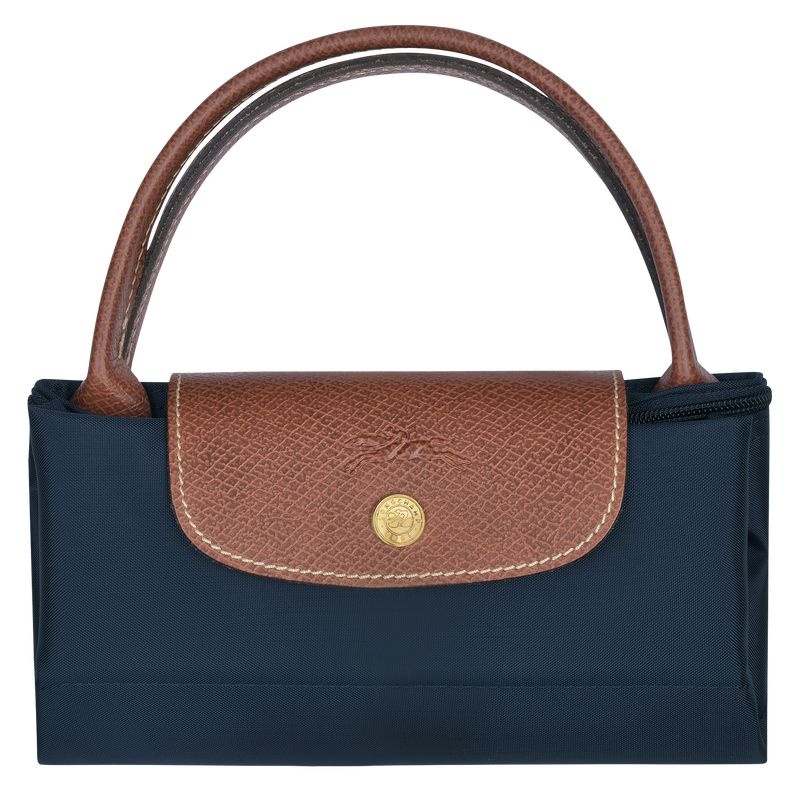 Bolsa de Mão Longchamp Le Pliage Original S Feminino Azul Marinho | 2678-DTOUA