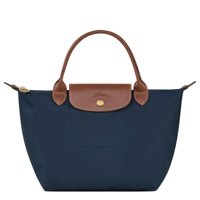 Bolsa de Mão Longchamp Le Pliage Original S Feminino Azul Marinho | 2678-DTOUA