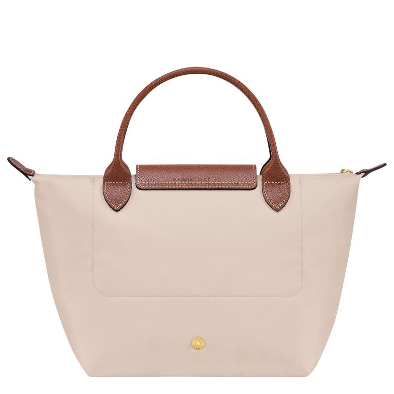 Bolsa de Mão Longchamp Le Pliage Original S Feminino Branco | 0697-WLZMS