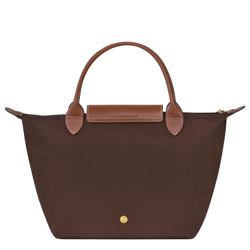 Bolsa de Mão Longchamp Le Pliage Original S Feminino Chocolate | 1948-JLPAH