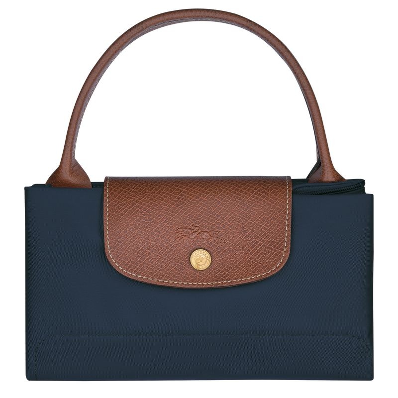 Bolsa de Mão Longchamp Le Pliage Original M Feminino Azul Marinho | 1927-FNXOL