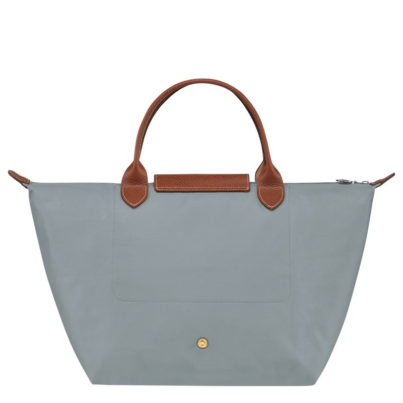 Bolsa de Mão Longchamp Le Pliage Original M Feminino Cinzentas | 5913-FEBLT