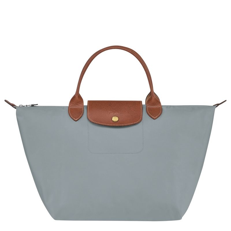 Bolsa de Mão Longchamp Le Pliage Original M Feminino Cinzentas | 5913-FEBLT