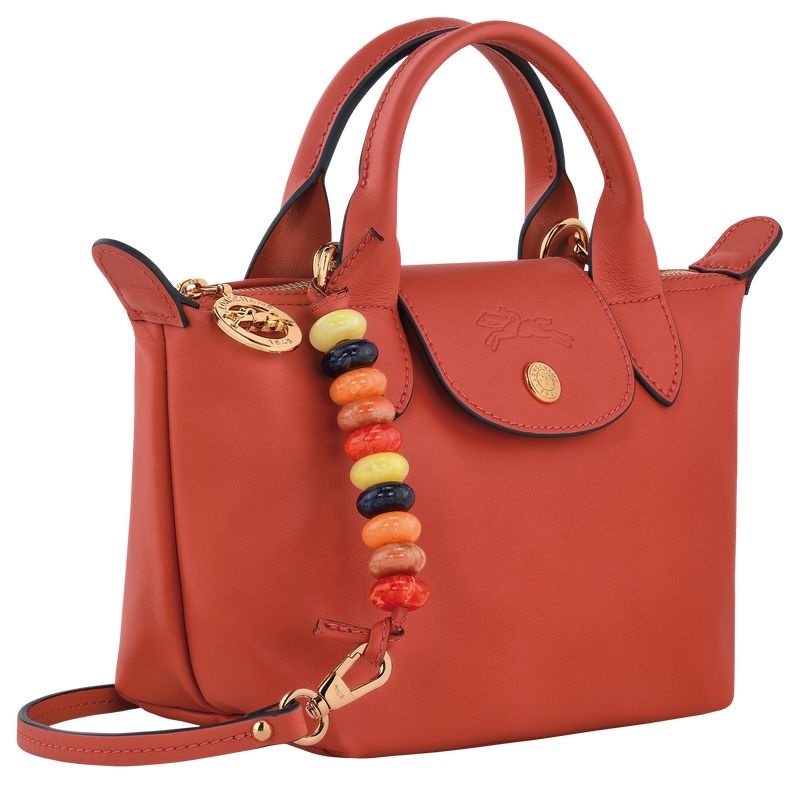 Bolsa de Mão Longchamp Le Pliage Xtra XS Feminino Laranja | 4280-MEDAI