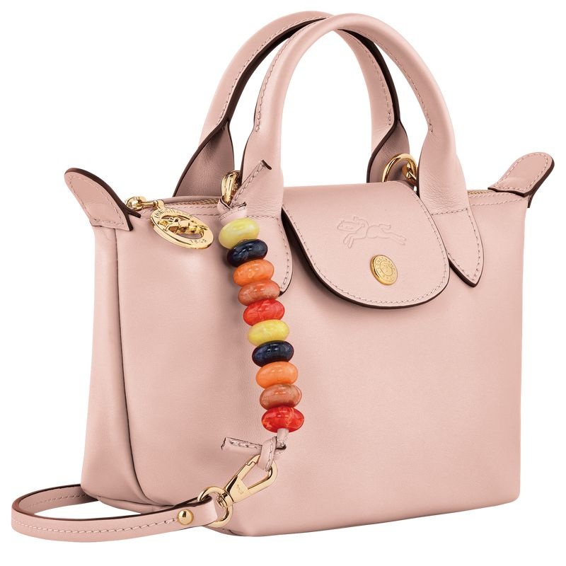 Bolsa de Mão Longchamp Le Pliage Xtra XS Feminino Bege | 0291-UBMZH