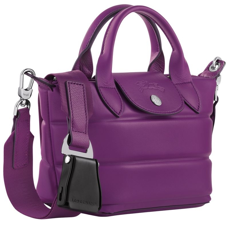 Bolsa de Mão Longchamp Le Pliage Xtra XS Feminino Roxo | 0186-TDWNF