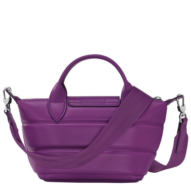 Bolsa de Mão Longchamp Le Pliage Xtra XS Feminino Roxo | 0186-TDWNF