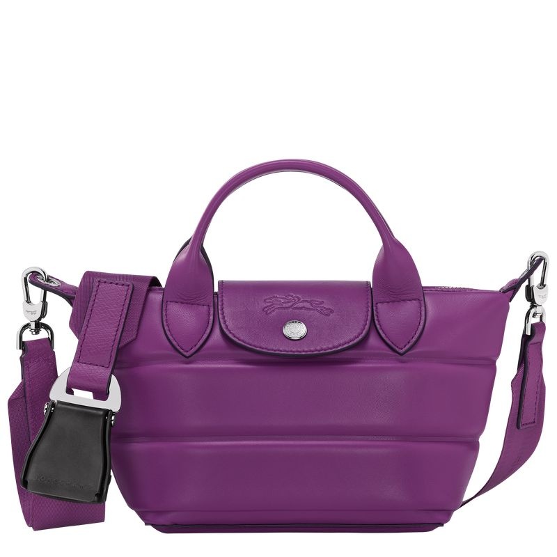 Bolsa de Mão Longchamp Le Pliage Xtra XS Feminino Roxo | 0186-TDWNF