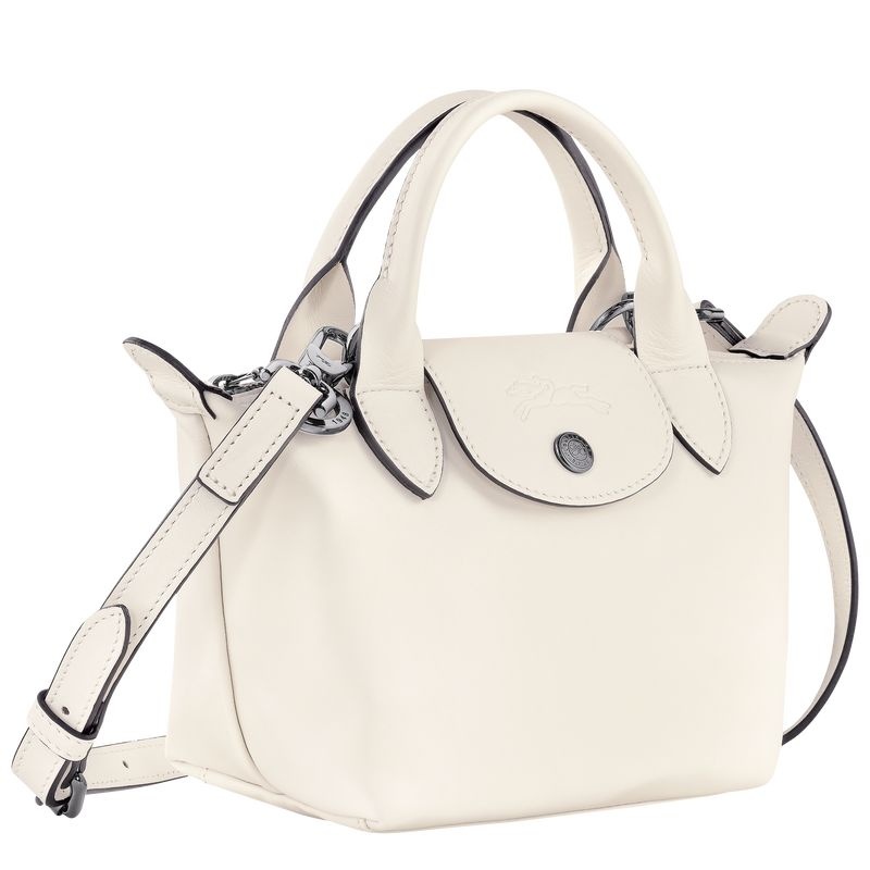 Bolsa de Mão Longchamp Le Pliage Xtra XS Feminino Branco | 1674-RGASM