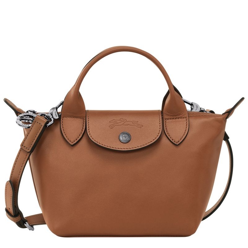 Bolsa de Mão Longchamp Le Pliage Xtra XS Feminino Marrom | 7586-XYEDT