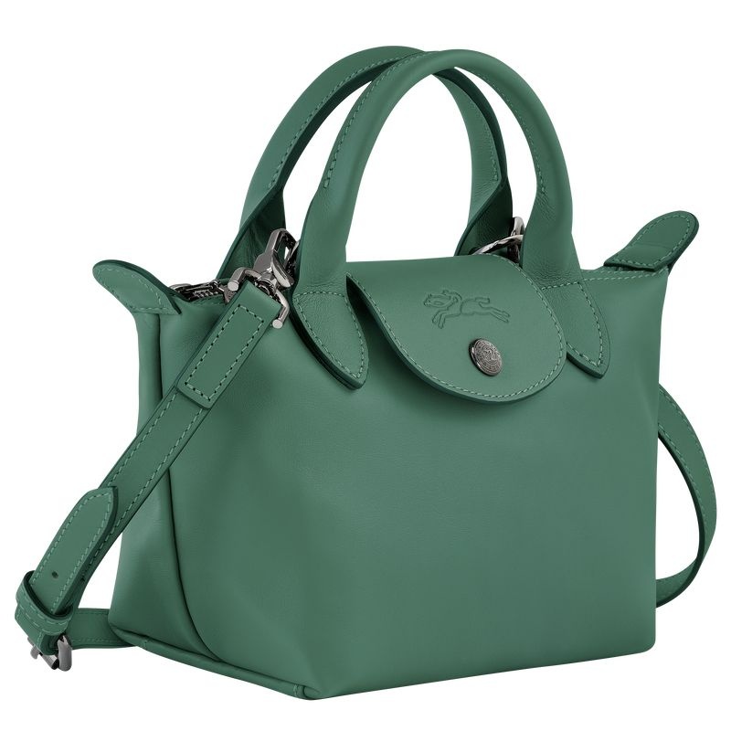 Bolsa de Mão Longchamp Le Pliage Xtra XS Feminino Verde Oliva | 9682-ROGIT