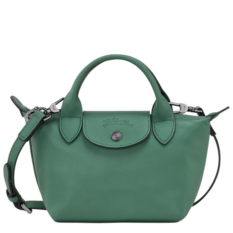 Bolsa de Mão Longchamp Le Pliage Xtra XS Feminino Verde Oliva | 9682-ROGIT