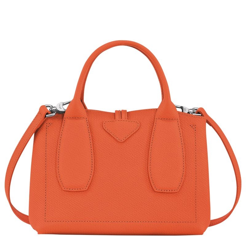 Bolsa de Mão Longchamp Roseau S Feminino Laranja | 3426-DLYKG