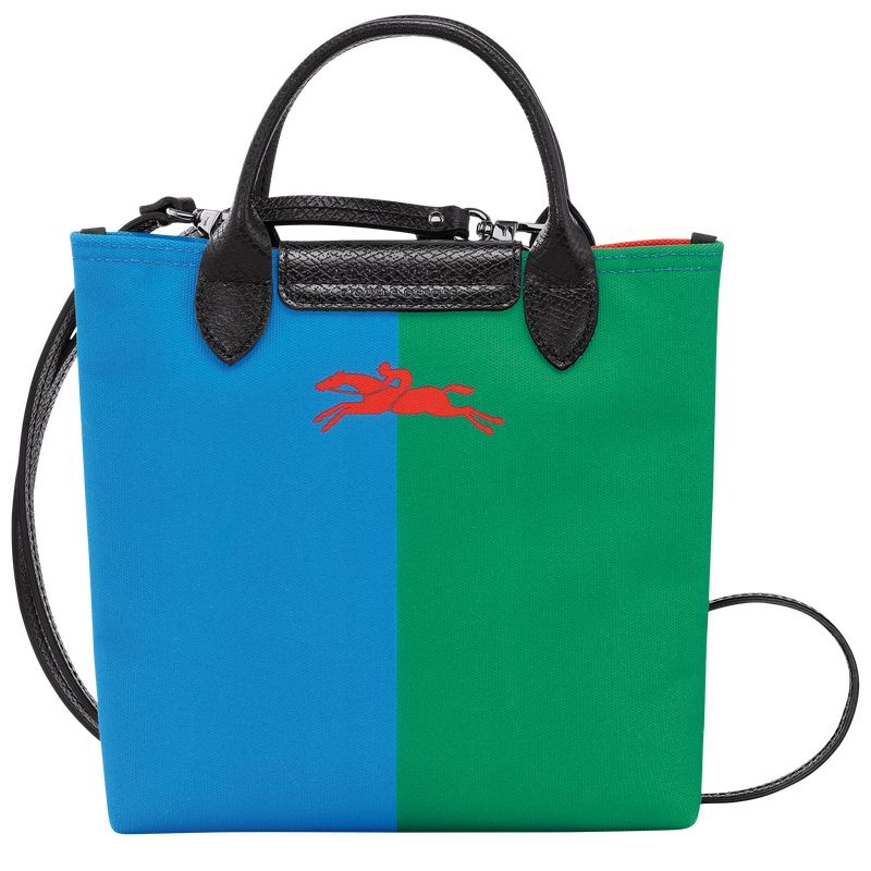 Bolsa de Mão Longchamp x Robert Indiana XS Feminino Vermelhas Azul Marinho | 6471-ANWJO