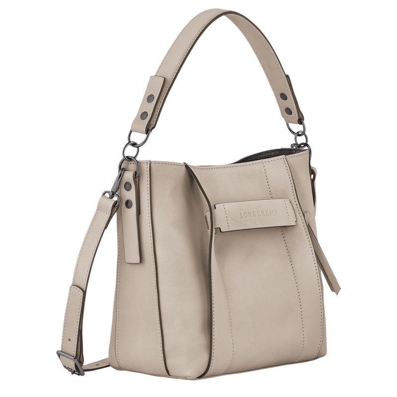 Bolsas Crossbody Longchamp 3D S Feminino Cinzentas | 2864-IAZCJ