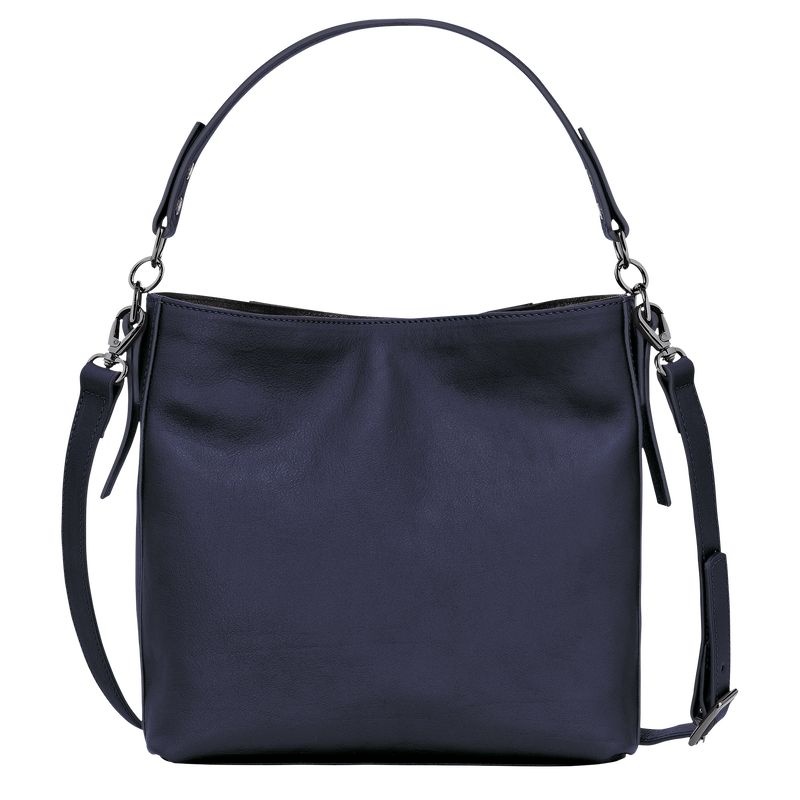 Bolsas Crossbody Longchamp 3D S Feminino Azul Marinho | 2468-KNCQM