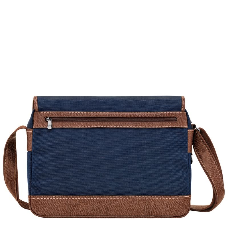 Bolsas Crossbody Longchamp Boxford L Masculino Azuis | 1579-ERGIX