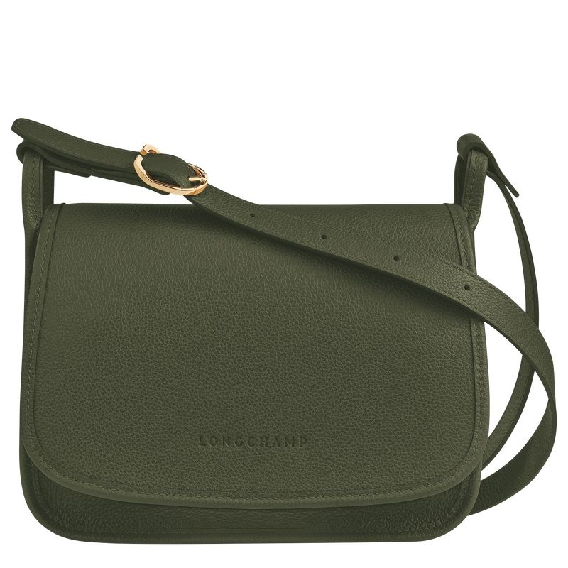 Bolsas Crossbody Longchamp Le Foulonné M Feminino Caqui | 5842-IPANY