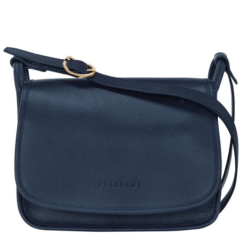 Bolsas Crossbody Longchamp Le Foulonné M Feminino Azul Marinho | 7386-MYHSG