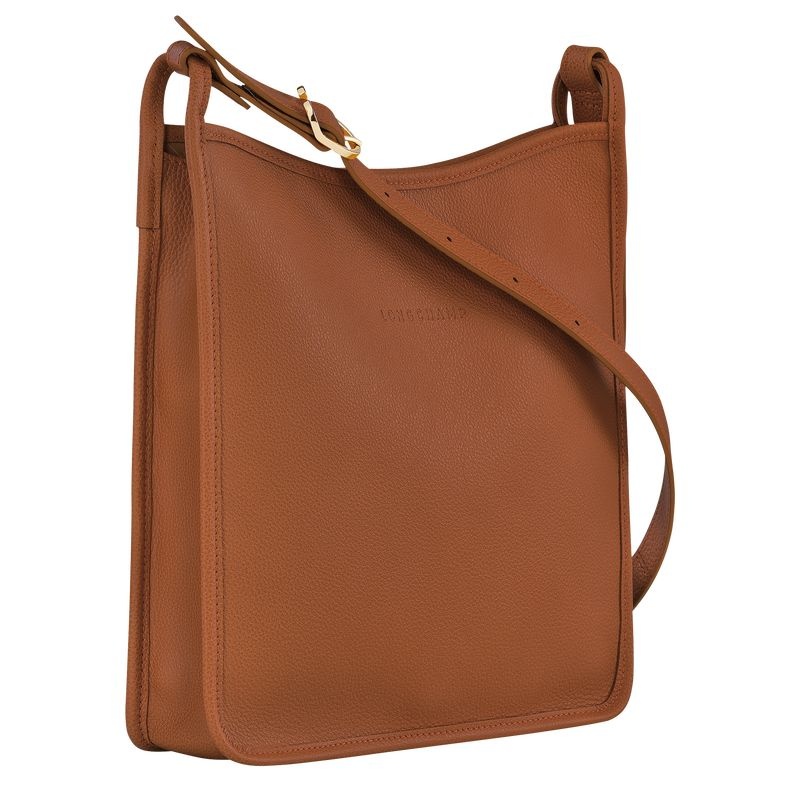 Bolsas Crossbody Longchamp Le Foulonné M Feminino Marrom | 1068-RUNZL