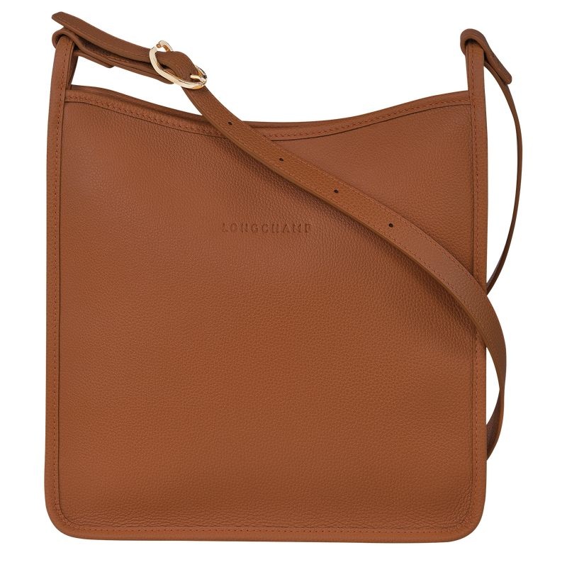 Bolsas Crossbody Longchamp Le Foulonné M Feminino Marrom | 1068-RUNZL