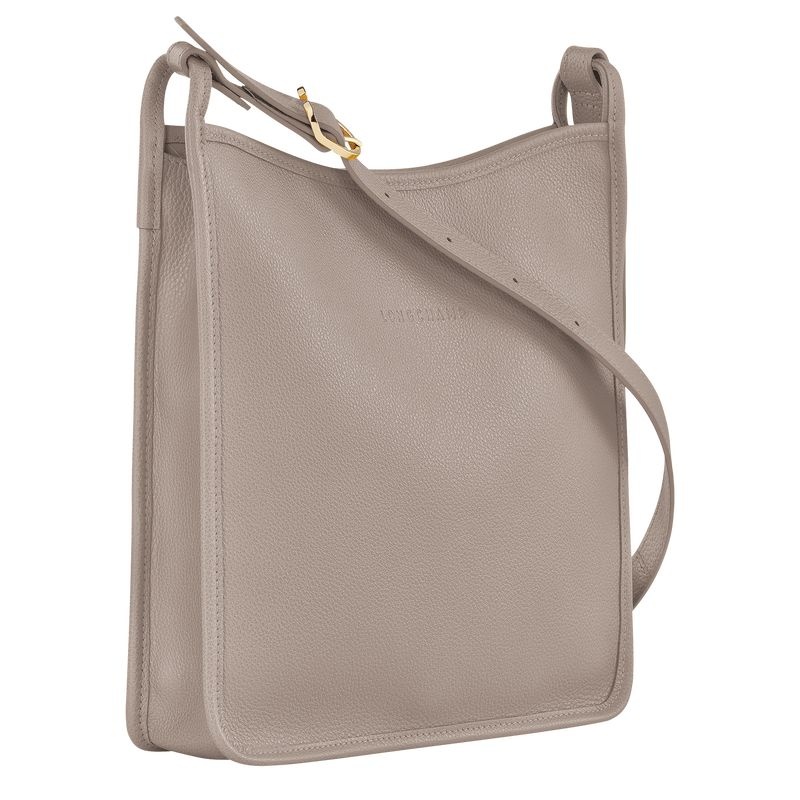 Bolsas Crossbody Longchamp Le Foulonné M Feminino Cinzentas | 8726-SGTRP