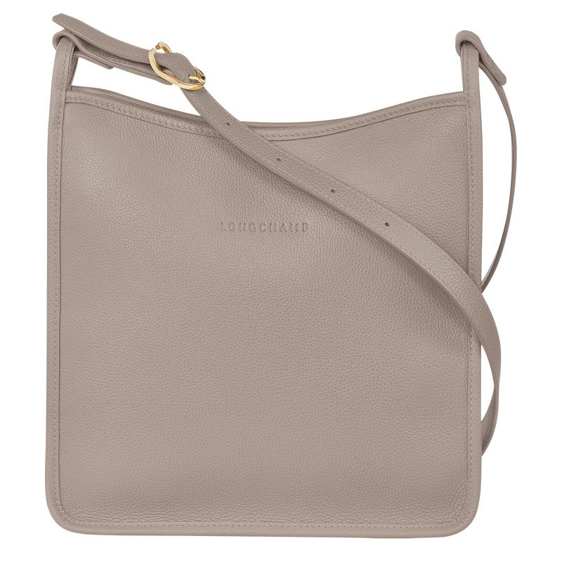 Bolsas Crossbody Longchamp Le Foulonné M Feminino Cinzentas | 8726-SGTRP