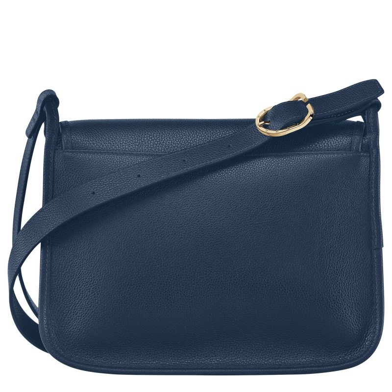 Bolsas Crossbody Longchamp Le Foulonné M Feminino Azul Marinho | 8236-VXLAU