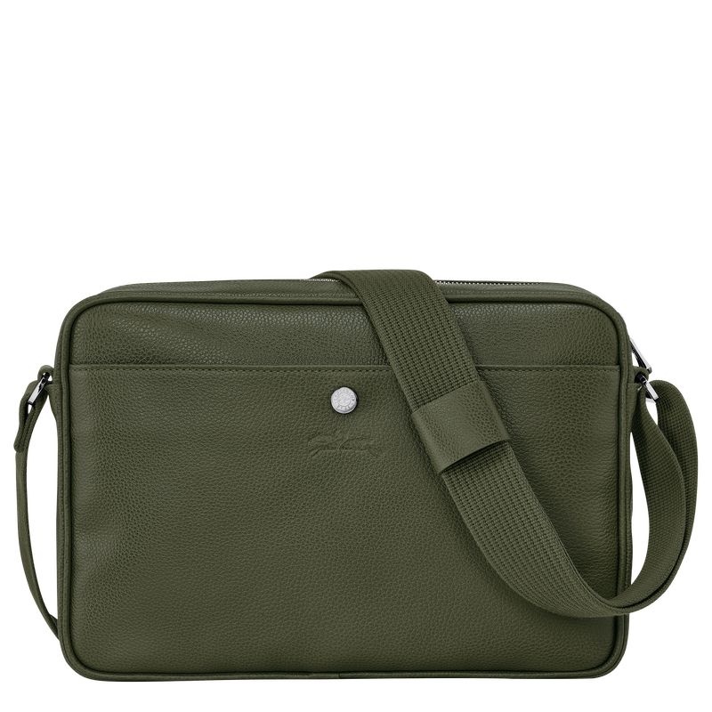 Bolsas Crossbody Longchamp Le Foulonné M Masculino Caqui | 1453-ZOQBY