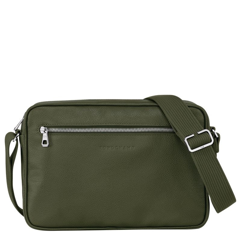 Bolsas Crossbody Longchamp Le Foulonné M Masculino Caqui | 1453-ZOQBY