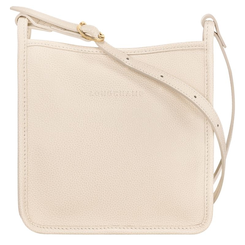 Bolsas Crossbody Longchamp Le Foulonné S Feminino Branco | 9042-ICFQM