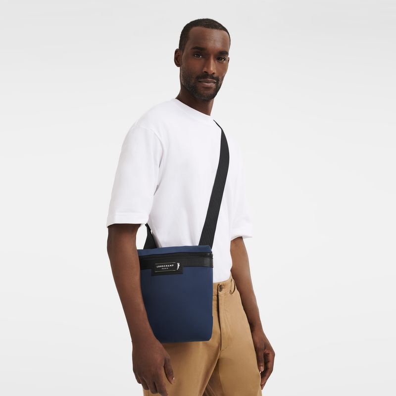 Bolsas Crossbody Longchamp Le Pliage Energy S Masculino Azul Marinho | 4730-QBPYL